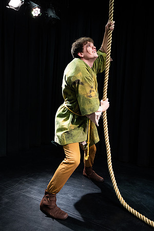 Theatre promotional photos for upcoming drama production of "The Hunchback of Notre Dame".