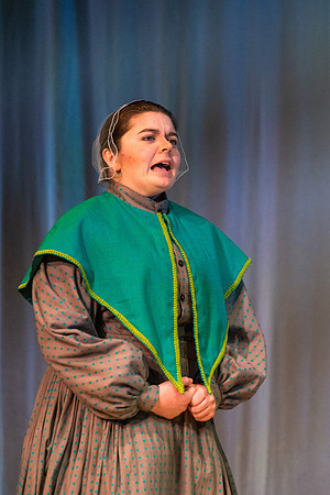 Students perform "As It is in Heaven" in the Snow Drama Theater.