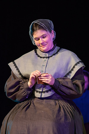 Students perform "As It is in Heaven" in the Snow Drama Theater.