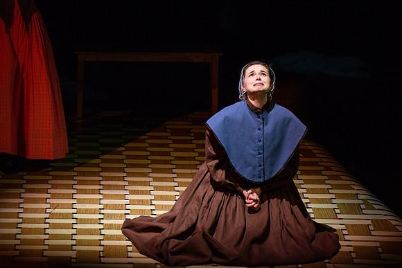 Students perform "As It is in Heaven" in the Snow Drama Theater.
