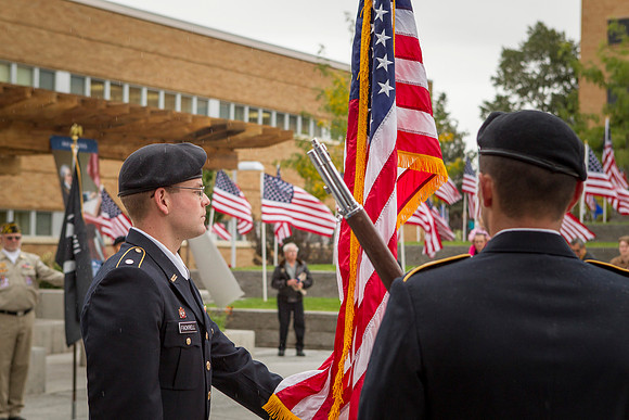 A moment of silence in honor of America and those who have fallen for its freedom.