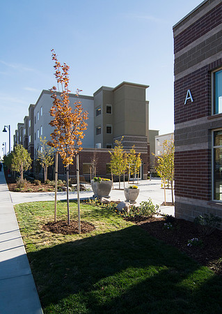 BYU-Idaho's newest housing complex sleeps over 800 students. Centre Square apartments are spacious, versatile (2, 3, and 4 bedroom options), and include washers and dryers, two fridges, and tons of st