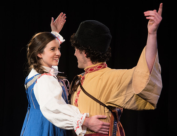 Students in the drama performance "A Winter's Tale"