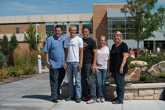 Family between classes.