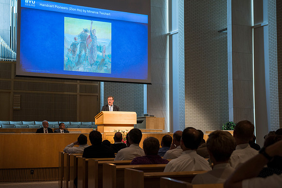 President Clark G. Gilbert reviews the spiritual experience he had preparing for and presenting his remarks at his inauguration.