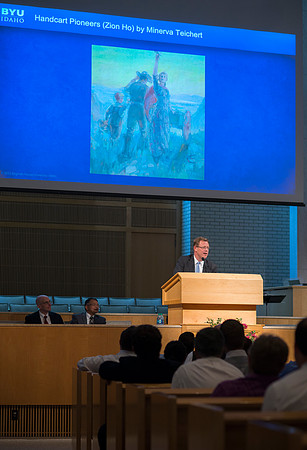 President Clark G. Gilbert reviews the spiritual experience he had preparing for and presenting his remarks at his inauguration.