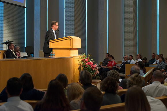 President Clark G. Gilbert reviews the spiritual experience he had preparing for and presenting his remarks at his inauguration.