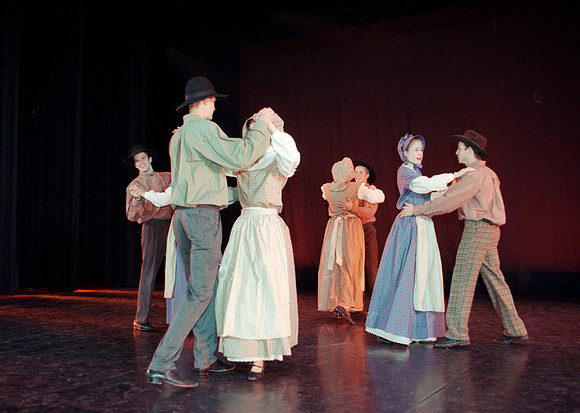 Extravadance perform folk dances.