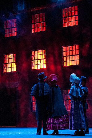 The Poor of New York, a 19th-century melodrama, written by Dion Boucicault, directed by Hyrum Conrad, performed by BYU-Idaho's Theater Department.