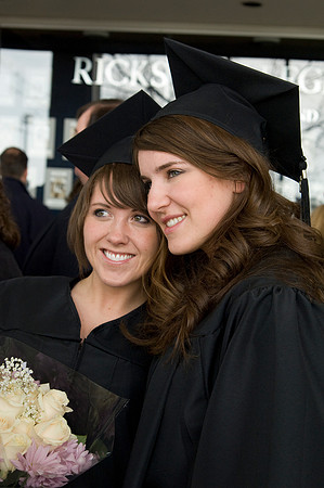 Graduation - April 2008 Carolee Coy and Brittany Carter