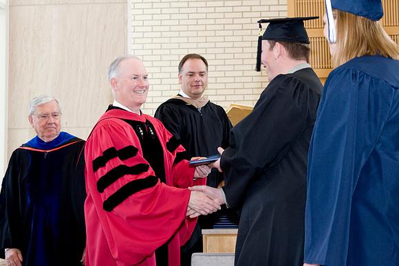 Graduation April 2008 Pres. Kim B. Clark