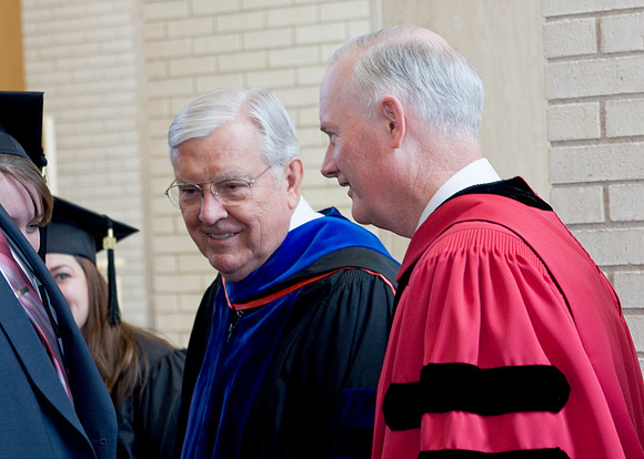 Graduation - April 2008 Elder M. Russell Ballard and Pres. Kim B. Clark