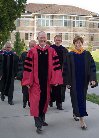 BYU-Idaho 2008 summer graduation with Sis. Julie B. Beck the Relief Society General President of The Church of Jesus Christ of Latter Day Saints.