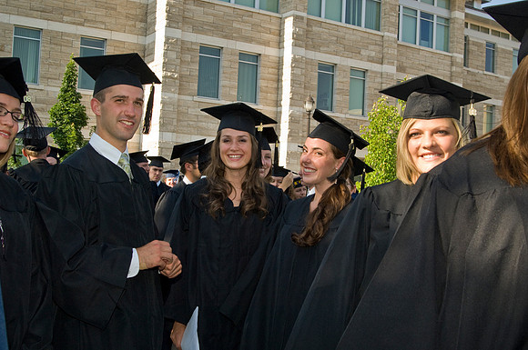 BYU-Idaho 2008 summer graduation with Sis. Julie B. Beck the Relief Society General President of The Church of Jesus Christ of Latter Day Saints.