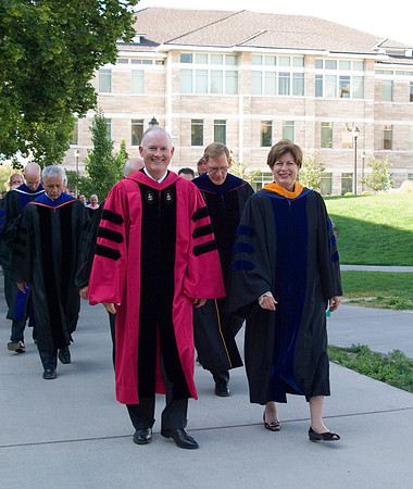 BYU-Idaho 2008 summer graduation with Sis. Julie B. Beck the Relief Society General President of The Church of Jesus Christ of Latter Day Saints.