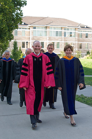 BYU-Idaho 2008 summer graduation with Sis. Julie B. Beck the Relief Society General President of The Church of Jesus Christ of Latter Day Saints.