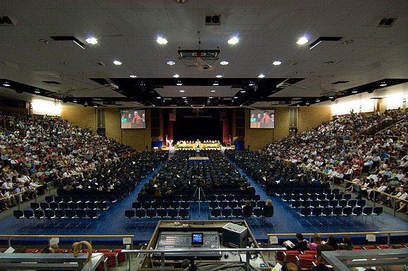 BYU-Idaho 2008 summer graduation with Sis. Julie B. Beck the Relief Society General President of The Church of Jesus Christ of Latter Day Saints.