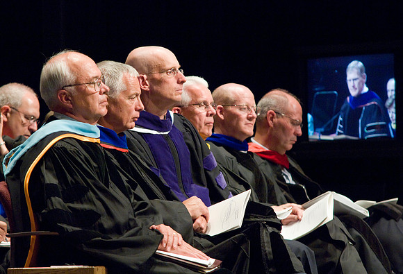 BYU-Idaho 2008 summer graduation with Sis. Julie B. Beck the Relief Society General President of The Church of Jesus Christ of Latter Day Saints.