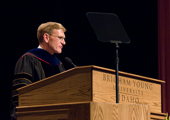 BYU-Idaho 2008 summer graduation with Sis. Julie B. Beck the Relief Society General President of The Church of Jesus Christ of Latter Day Saints.