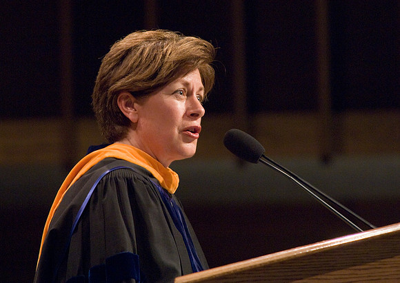 BYU-Idaho 2008 summer graduation with Sis. Julie B. Beck the Relief Society General President of The Church of Jesus Christ of Latter Day Saints.