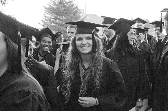 BYU-Idaho 2008 summer graduation with Sis. Julie B. Beck the Relief Society General President of The Church of Jesus Christ of Latter Day Saints.