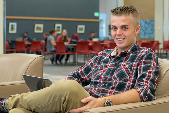 Students at BYU-Idaho; the first day of school Sept 14, 2105.