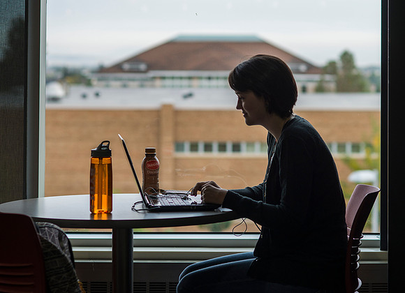 Students at BYU-Idaho; the first day of school Sept 14, 2105.