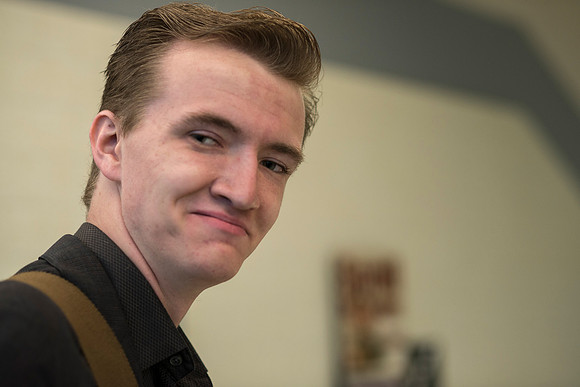 Students at BYU-Idaho; the first day of school Sept 14, 2105.