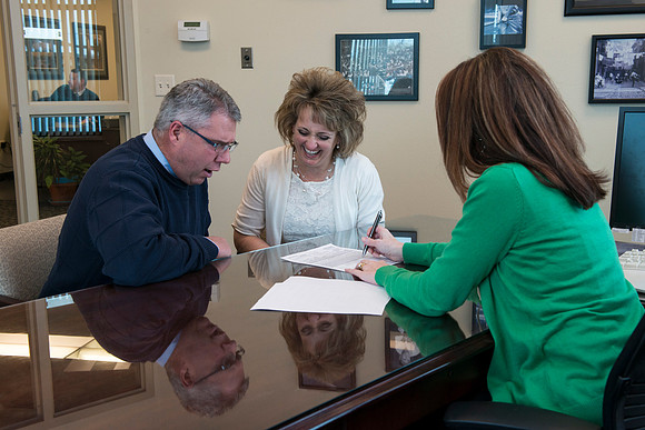 Beehive Credit Union marketing photos with Brent & Gaylynn Bean.
