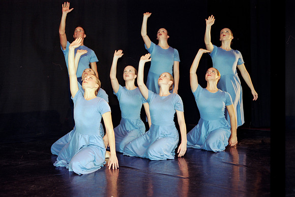Members of the dance team.