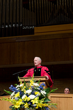 Commencement during graduation spring 2012
