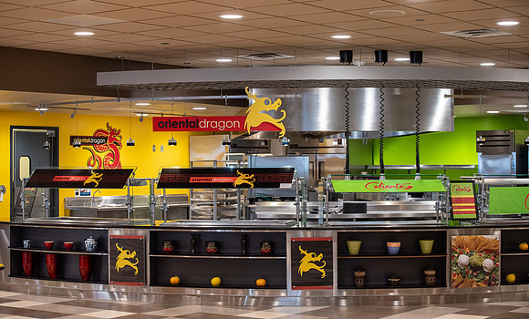 Oriental Dragon food and service at Manwaring Center.
