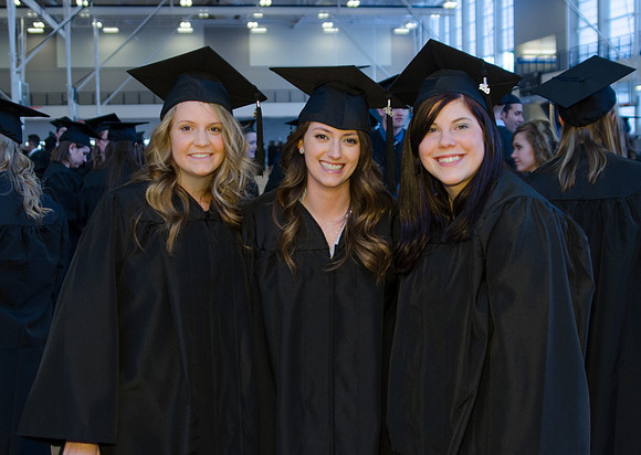 Commencement Ceremony held in the BYU-Idaho Center, Winter 2013