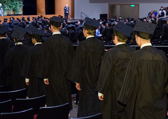 Commencement Ceremony held in the BYU-Idaho Center, Winter 2013