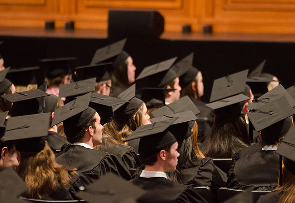 Commencement Ceremony held in the BYU-Idaho Center, Winter 2013