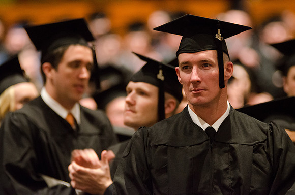 Commencement Ceremony held in the BYU-Idaho Center, Winter 2013