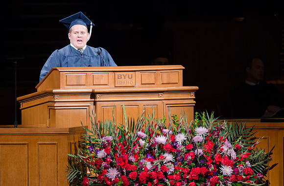 Convocation Ceremony held in the BYU-Idaho Center, Winter 2013