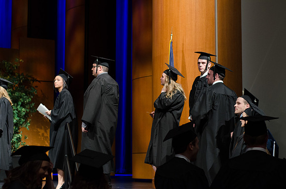 Convocation Ceremony held in the BYU-Idaho Center, Winter 2013