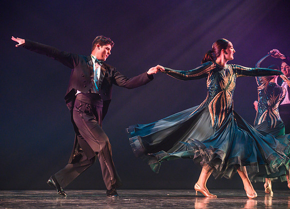 The Department of Theatre and Dance colorful Extravadance performance. Held in the Snow Drama Theatre.