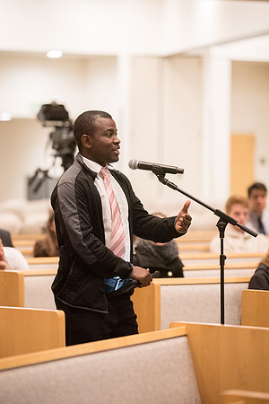Brother Richard E. Turley, Jr speaks at the University Forum about Joseph Smith, Teenage Prophet