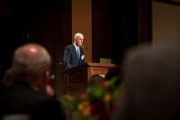 President Eyring speaks at the President's Club Banquet.