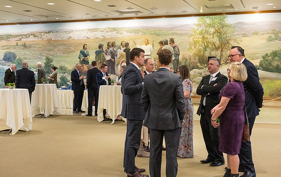 BYU-Idaho President's Dinner at the Salt Lake City Church Office building.