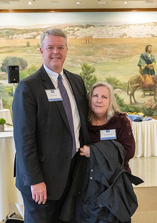 BYU-Idaho President's Dinner at the Salt Lake City Church Office building.