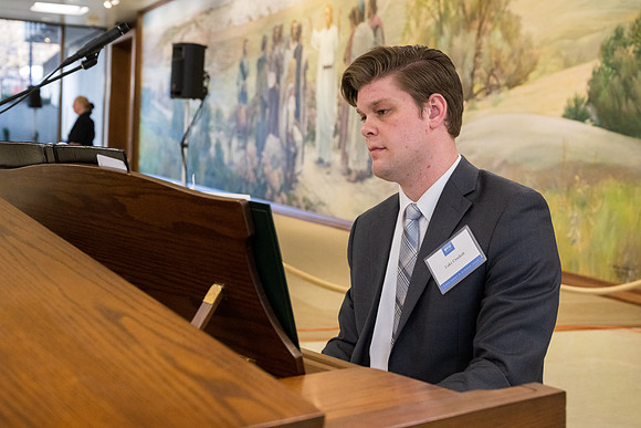BYU-Idaho President's Dinner at the Salt Lake City Church Office building.