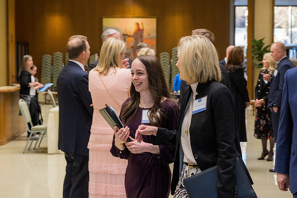 BYU-Idaho President's Dinner at the Salt Lake City Church Office building.