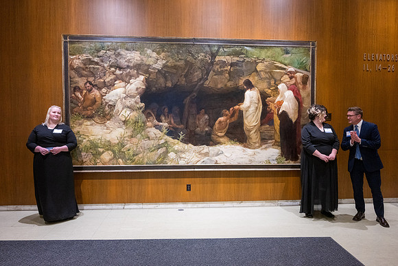 BYU-Idaho President's Dinner at the Salt Lake City Church Office building.
