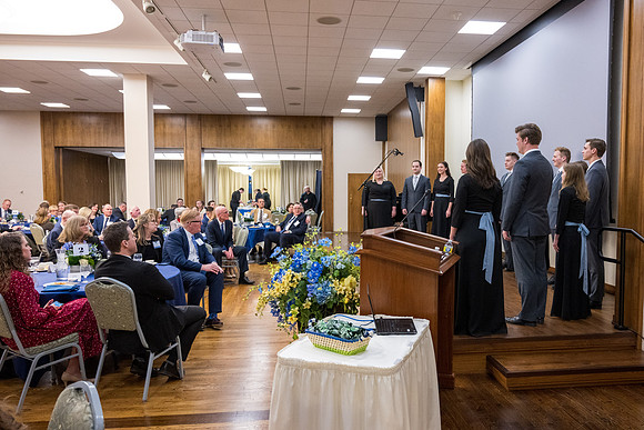 BYU-Idaho President's Dinner at the Salt Lake City Church Office building.