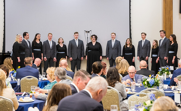 BYU-Idaho President's Dinner at the Salt Lake City Church Office building.