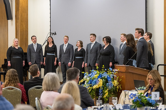 BYU-Idaho President's Dinner at the Salt Lake City Church Office building.
