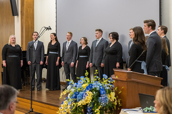 BYU-Idaho President's Dinner at the Salt Lake City Church Office building.